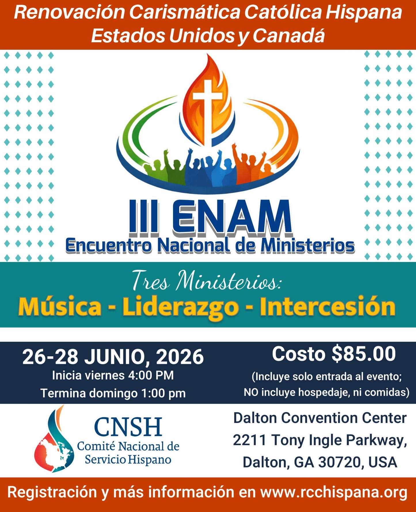 Registración - Tercer Encuentro Nacional de Ministerios - ENAM 2026